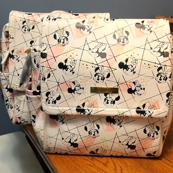 NWT Petunia pickle bottom shimmery Minnie mouse boxy backpack, Disney baby, cute - Picture 13 of 14
